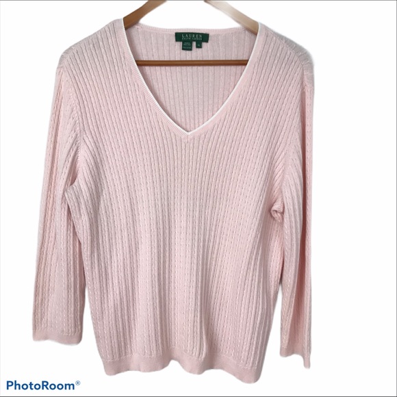 Lauren Ralph Lauren Sweaters - RALPH LAUREN CABLE COTTON SWEATER